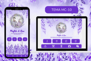 wedding invitations tema MC-10