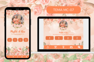 wedding invitations tema MC-07