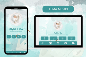 wedding invitations tema MC-09